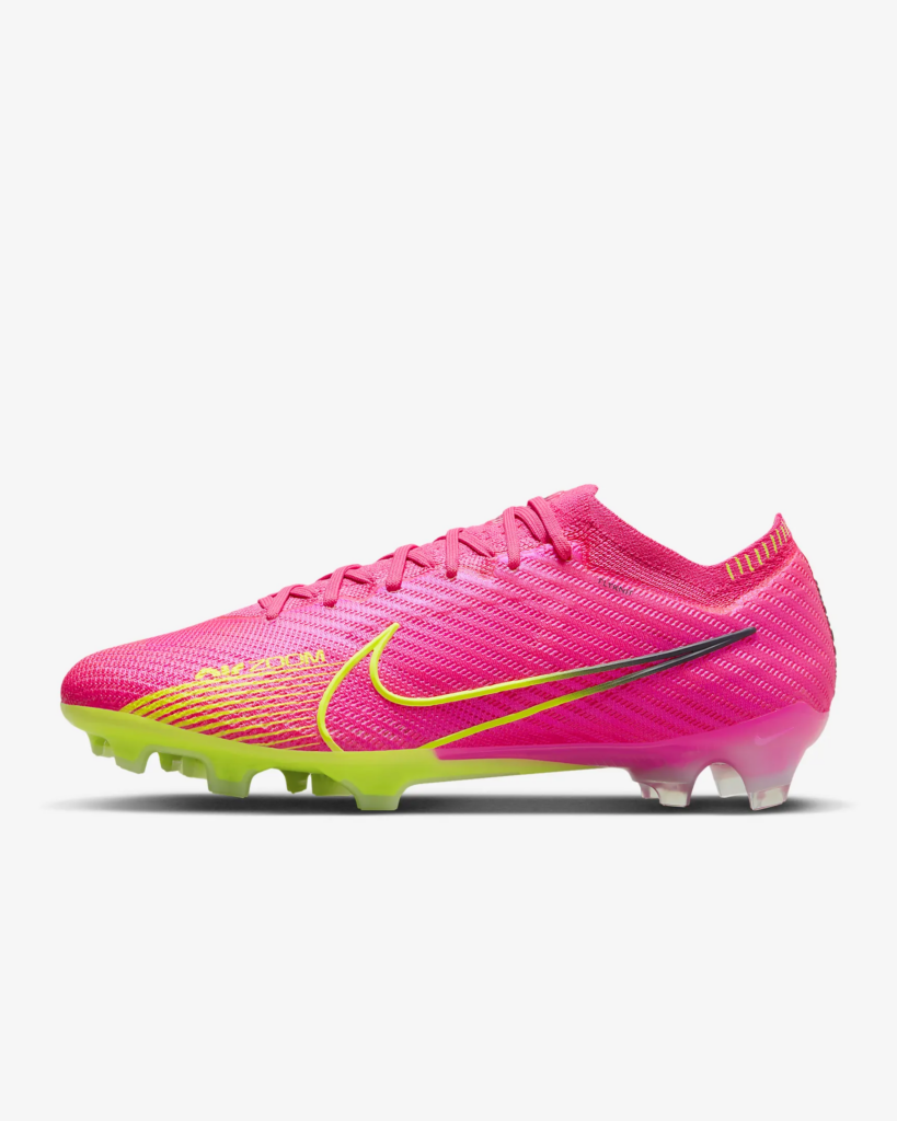 Pink Blast/Gridiron/Volt: Nike Mercurial Vapor 15 Elite