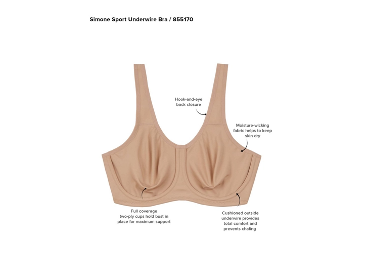 Wacoal Simone Best Soccer Sports Bra